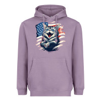 Lavender cat1 Heavyweight Hoodie - Unal Design