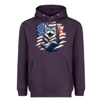 Plum cat1 Heavyweight Hoodie - Unal Design