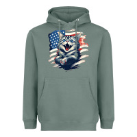 Sage cat1 Heavyweight Hoodie - Unal Design