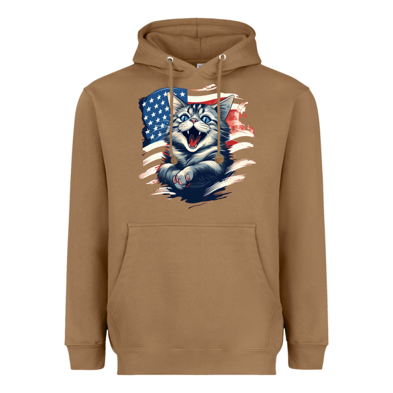 Cat1 Heavyweight Hoodie by Unal Design | Teevron