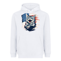 White cat1 Heavyweight Hoodie - Unal Design