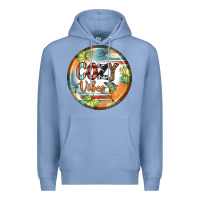 Colony Blue cozy vibes earrings Premium Hoodie - BundleAndBundleShop