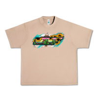 Burro Tennessee Map Sunflower Cactus Serape Urban Heavy Tee - RanaPortraitStore