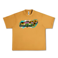 Peanut Butter Tennessee Map Sunflower Cactus Serape Urban Heavy Tee - RanaPortraitStore