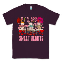 Plum Valentine's Day My Class Is Full Of Sweet Hearts Classic Tee - FaDigitalArtStudio
