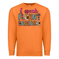 Carrot i speak fluent sarcasm Premium Sweatshirt - Zillion Design Studio