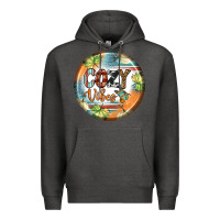 Charcoal Heather cozy vibes earrings Premium Hoodie - BundleAndBundleShop