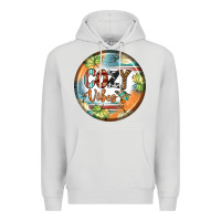 Dove Grey cozy vibes earrings Premium Hoodie - BundleAndBundleShop