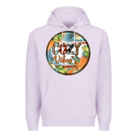 Lilac cozy vibes earrings Premium Hoodie - BundleAndBundleShop