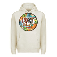 Oatmeal Heather cozy vibes earrings Premium Hoodie - BundleAndBundleShop