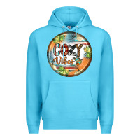 Ocean Blue cozy vibes earrings Premium Hoodie - BundleAndBundleShop