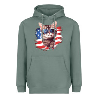 Sage cat2 Heavyweight Hoodie - Unal Design