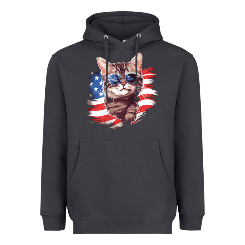 Cat2 Heavyweight Hoodie by Unal Design | Teevron
