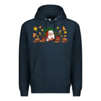 Navy Christmas feeling jolly santa Premium Hoodie - Artiststas