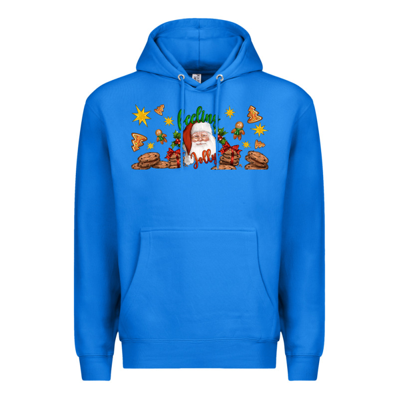 Christmas Feeling Jolly Santa Premium Hoodie by Artiststas | Teevron