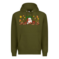 Army Green Christmas feeling jolly santa Premium Hoodie - Artiststas