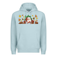 Blue Mist Christmas feeling jolly santa Premium Hoodie - Artiststas