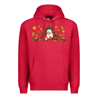 Cardinal Christmas feeling jolly santa Premium Hoodie - Artiststas