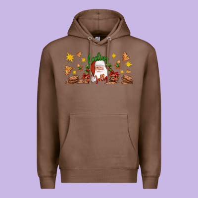 Christmas Feeling Jolly Santa Premium Hoodie Designed By Artiststas