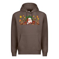 Coffee Christmas feeling jolly santa Premium Hoodie - Artiststas