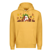 Mustard Christmas feeling jolly santa Premium Hoodie - Artiststas