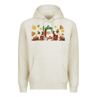 Oatmeal Heather Christmas feeling jolly santa Premium Hoodie - Artiststas