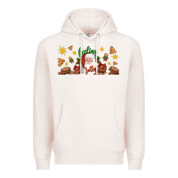 Pale Pink Christmas feeling jolly santa Premium Hoodie - Artiststas