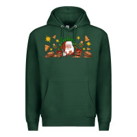 Sports Green Christmas feeling jolly santa Premium Hoodie - Artiststas