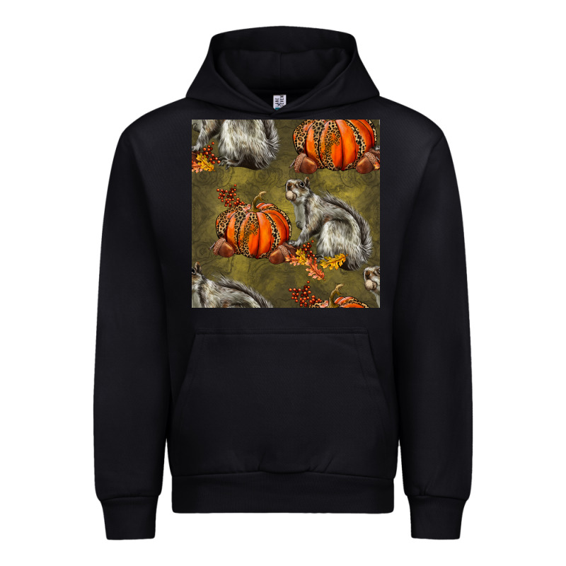 Squirrel Pumpkin Seamless Urban Hoodie by BundleAndBundleShop | Teevron