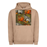 Pigment Burro squirrel pumpkin seamless Urban Hoodie - BundleAndBundleShop