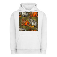 Pigment Lunar Rock squirrel pumpkin seamless Urban Hoodie - BundleAndBundleShop
