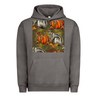 Pigment Tornado squirrel pumpkin seamless Urban Hoodie - BundleAndBundleShop