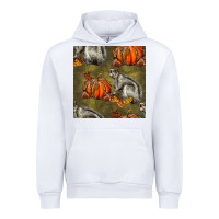 White squirrel pumpkin seamless Urban Hoodie - BundleAndBundleShop
