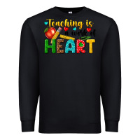 Black teaching is a work of heart tbw Premium Sweatshirt - texasbilliewilder