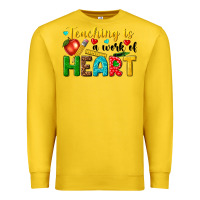 Lemon teaching is a work of heart tbw Premium Sweatshirt - texasbilliewilder