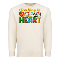 Sandshell teaching is a work of heart tbw Premium Sweatshirt - texasbilliewilder