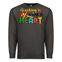 Smoke teaching is a work of heart tbw Premium Sweatshirt - texasbilliewilder