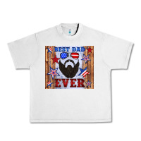 Lunar Rock best dad ever american flag Urban Heavy Tee - Artiststas