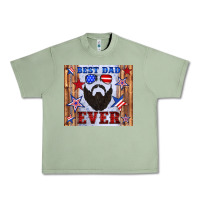 Oil Green best dad ever american flag Urban Heavy Tee - Artiststas