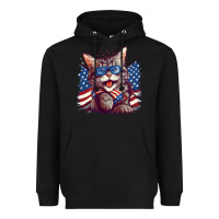 Black cat4 Heavyweight Hoodie - Unal Design