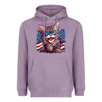 Lavender cat4 Heavyweight Hoodie - Unal Design