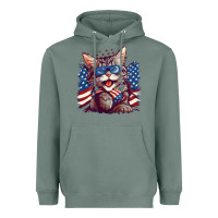 Sage cat4 Heavyweight Hoodie - Unal Design