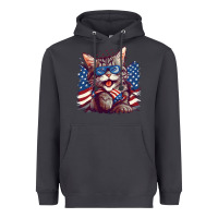 Smoke cat4 Heavyweight Hoodie - Unal Design