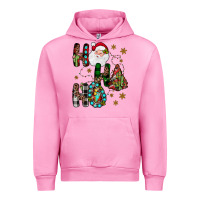 Fuchsia Pink ho ho ho Urban Hoodie - JahusDesignShop