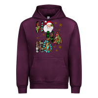 Mauve Wine ho ho ho Urban Hoodie - JahusDesignShop