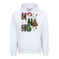 White ho ho ho Urban Hoodie - JahusDesignShop