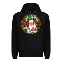 Black Christmas feeling jolly santa Premium Hoodie - Artiststas