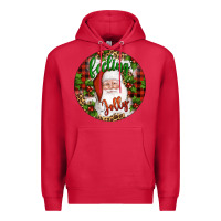 Cardinal Christmas feeling jolly santa Premium Hoodie - Artiststas
