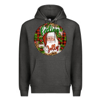 Charcoal Heather Christmas feeling jolly santa Premium Hoodie - Artiststas