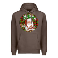 Coffee Christmas feeling jolly santa Premium Hoodie - Artiststas